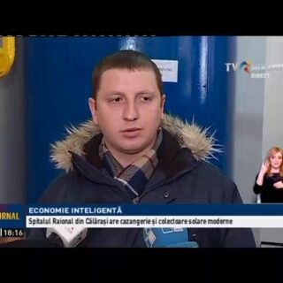 Spitalul Raional din Călăraşi are cazangerie şi colectoare solare moderne